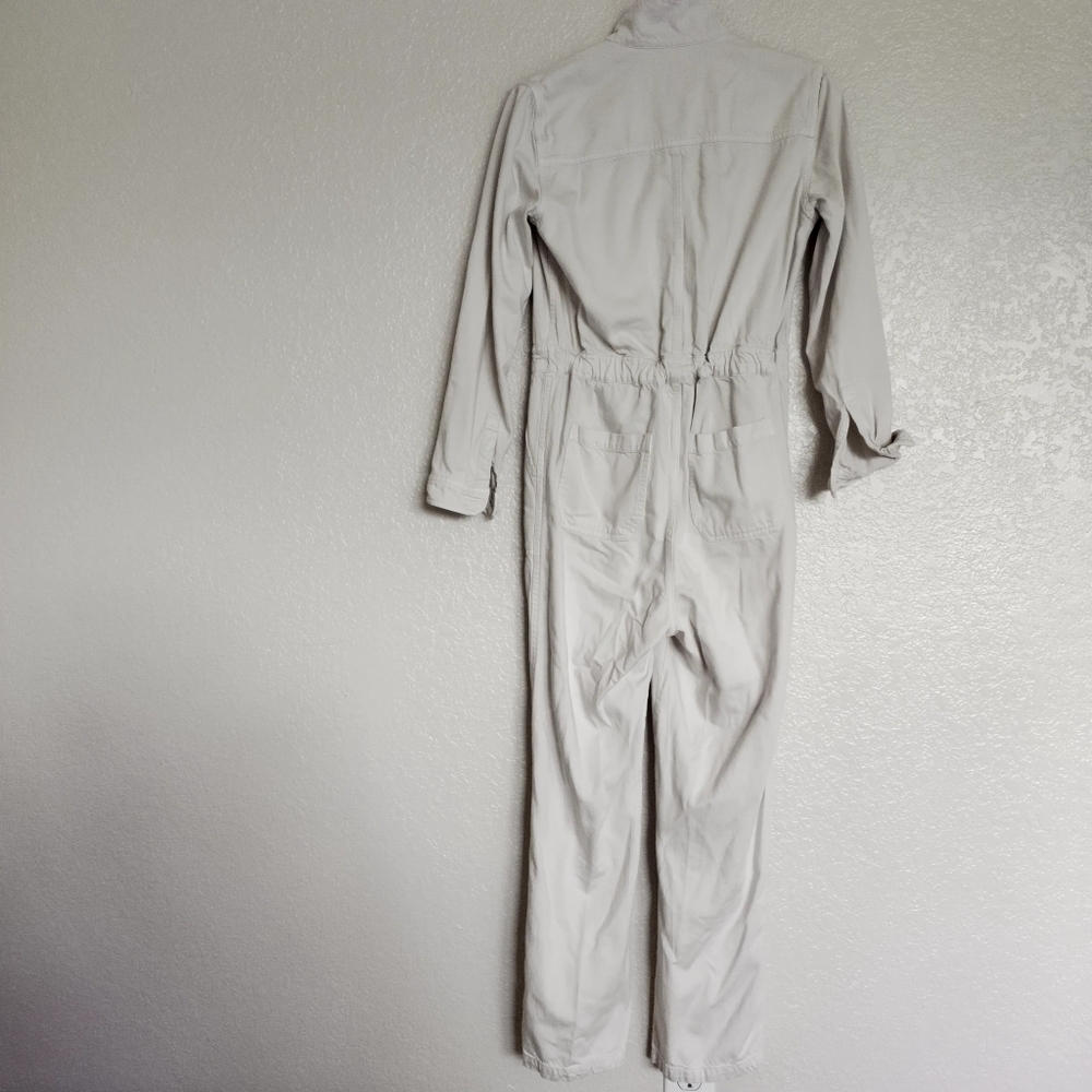 Rails Dixon Utility Jumpsuit In Cream Sz Xs - image 8